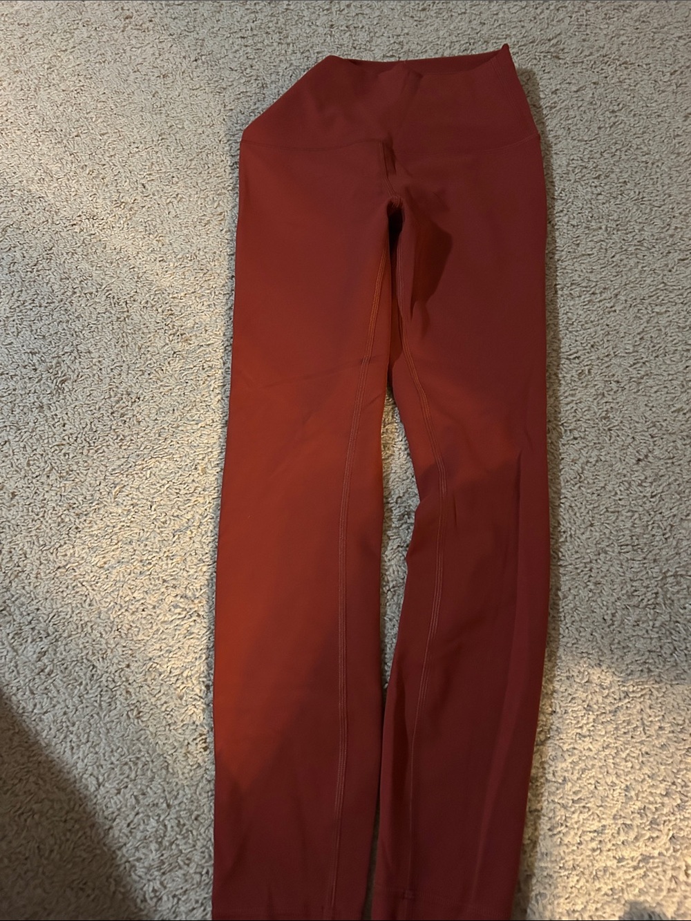 lululemon athletica Deep Rust Red Leggings